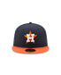 Men's Navy, Orange Houston Astros 2022 World Series Champions Side Patch 59FIFTY Fitted Hat Navy, Orange, 7 7/8 - фото #5