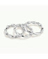 Фото #1 товара Twist Infinity Stacking Rings