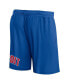 Фото #4 товара Men's Blue Detroit Pistons Free Throw Mesh Shorts