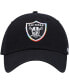 Фото #3 товара Men's Black Las Vegas Raiders Team Pride Clean Up Adjustable Hat