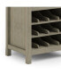 Фото #3 товара Avalon Solid Wood High Storage Wine Rack Cabinet