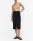 Фото #1 товара Women's Denim Midi-Skirt