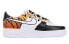 Фото #4 товара 【定制球鞋】 Nike Air Force 1 Low 空军一号 CNY-虎年限定主题定制 虎纹 新年 解构鞋带 限量500双特殊鞋盒款 板鞋 男款 黑橙 / Кроссовки Nike Air Force CW2288-111