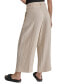 Фото #2 товара Women's High Rise Tie-Waist Wide Leg Pants