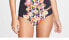 Фото #1 товара Seafolly Romeo Rose Swim Womens Floral Bikini Bottom Summer Swimwear Size 6