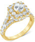 ფოტო #10 პროდუქტის Diamond Halo Bridal Set (3 ct. t.w.) in 14k White or Yellow Gold