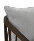 29" Josefine Wide Spindle Accent Armchair with Removable Back Pillow