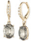 ფოტო #1 პროდუქტის Gold-Tone Pavé & Color Crystal Drop Earrings