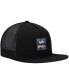 ფოტო #5 პროდუქტის Men's Black VA ATW Print Trucker Snapback Hat