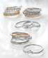 Фото #8 товара Diamond Band (1/6 ct. t.w.) in 14k White, Yellow or Rose Gold