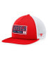 ფოტო #1 პროდუქტის Men's Red, White Los Angeles Angels Foam Trucker Snapback Hat