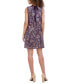 Фото #2 товара Women's Sequined Floral Sleeveless Dress