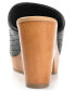 ფოტო #3 პროდუქტის Women's Kelsy Woven Heeled Platform Clogs