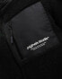 Jack & Jones borg with pocket in black