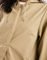 Rains A-line waterproof jacket in sand