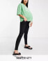 Topshop Maternity – Jamie – Jeans in Schwarz mit Unterbauchbund