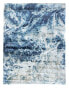 Designer Teppich - 344 x 247 cm - blau