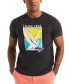 ფოტო #1 პროდუქტის Men's Short Sleeve Long Time No Sea Graphic T-Shirt