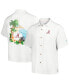 Фото #1 товара Men's White Alabama Crimson Tide Castaway Game Camp Button-Up Shirt