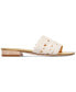 ფოტო #2 პროდუქტის Women's Tavita Slide Wood Heel Straw Flat Sandals