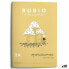 Фото #1 товара Тетрадь по математике Rubio Nº2A A5 испанский 20 Листья (10 штук)