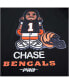 Фото #2 товара Men's Ja'Marr Chase Black Cincinnati Bengals Player Avatar Graphic T-shirt