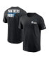 Фото #2 товара Men's Black Carolina Panthers Blitz Essential T-shirt