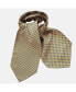 ფოტო #1 პროდუქტის Men's Corbara - Silk Ascot Cravat Tie for Men - Yellow