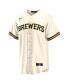 Фото #3 товара Men's Christian Yelich Milwaukee Brewers Official Player Replica Jersey