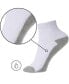 ფოტო #7 პროდუქტის Mens 8 Pack Ankle Socks Low Cut Cotton Athletic Sock Shoe Size 6-12