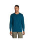 Фото #1 товара Men's Supima Jersey Long Sleeve Henley