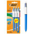 BIC 4 Colours Original Pen 3 Units