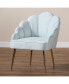 Фото #7 товара Furniture Cinzia Glam and Luxe Upholstered Seashell Shaped Accent Chair