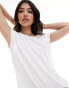 Фото #1 товара Noisy May scoop neck t-shirt in white