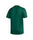 Фото #2 товара Men's Green Miami Hurricanes 2023/24 AEROREADY Homeland Plate Pregame T-shirt