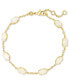 ფოტო #1 პროდუქტის Gold-Tone Emilie Stone Link Bracelet