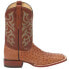 Фото #1 товара Justin Boots Truman Ostrich Square Toe Cowboy Mens Brown Casual Boots 8516