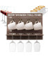 Фото #2 товара How Women Tell Time Wall Mounted Wine Rack with Wine Glasses and Coffee Mugs, Set of 9