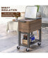 Фото #2 товара Spacious Rolling 60qt Cooler with Insulated Lining, Wheels, Lock, Shelf and Bottle Opener