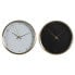 Настольные часы DKD Home Decor 25,7 x 4,2 x 25,7 cm Женщина Позолоченный Алюминий (2 штук)
