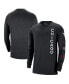 ფოტო #1 პროდუქტის Men's Black Chicago Bulls 2023/24 City Edition Max90 Expressive Long Sleeve T-shirt