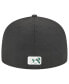 Фото #2 товара Men's Black South Bend Cubs Theme Nights South Bend Silver Hawks 59FIFTY Fitted Hat