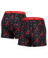 ფოტო #2 პროდუქტის Men's Gray, Black Atlanta Braves Super Fit 2-Pack Boxer Briefs Set