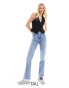 Фото #2 товара Stradivarius Tall straight leg jean in medium wash blue