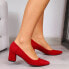 Фото #4 товара Pumps on a red suede pillar W Juma