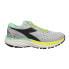 Фото #1 товара Diadora Mythos Blushield 6 Running Womens Silver Sneakers Athletic Shoes 176883