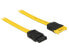 Фото #2 товара Delock 0.7m 2xSATAIII - 0.7 m - SATA III - SATA 7-pin - SATA 7-pin - Male/Female - Black,Yellow