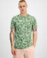Фото #1 товара Men's Short Sleeve Crewneck Leaf Camo T-Shirt, Created for Macy's