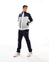 Фото #3 товара Champion full zip tracksuit in black and grey