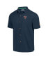 Фото #2 товара Men's Navy Chicago Bears Tidal Kickoff Camp Button-Up Shirt
